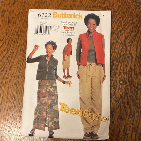 Vintage Sewing Patterns Bundle (7) Preteen/Teen various sizes  not used - Picture 8 of 8